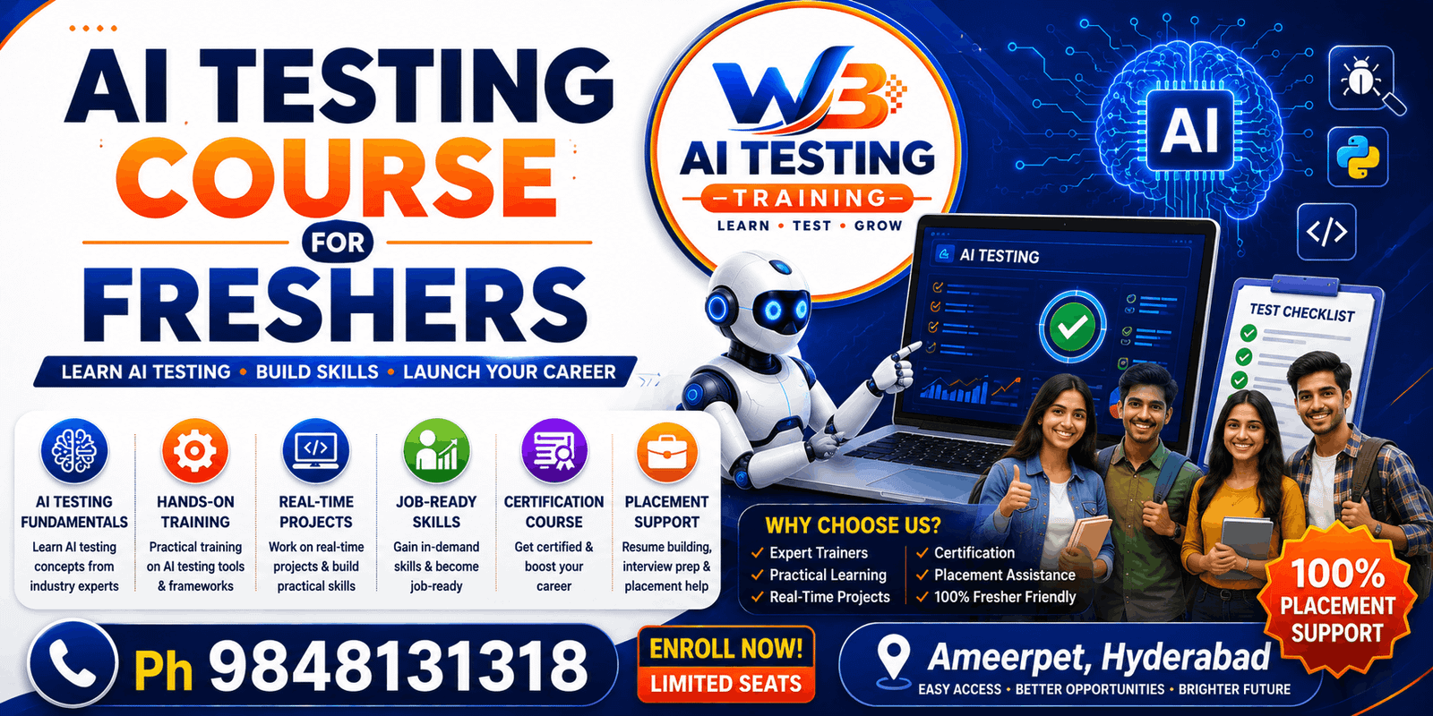 AI Testing Course with Placement